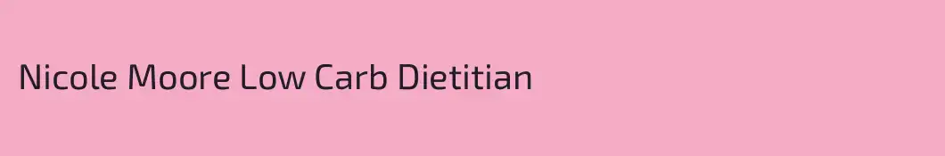 Nicole Moore Low Carb Dietitian